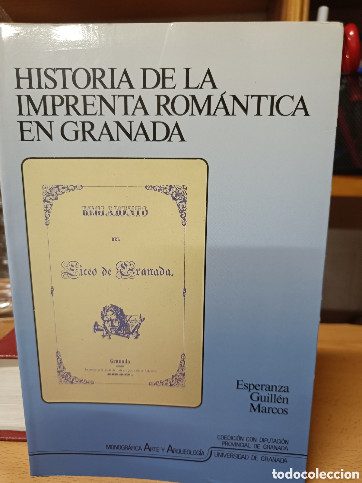 Libros de segunda mano: HISTORIA DE LA IMPRENTA ROM&Aacute;NTICA EN GRANADA. ESPERANZA GUILLEN MARCOS.