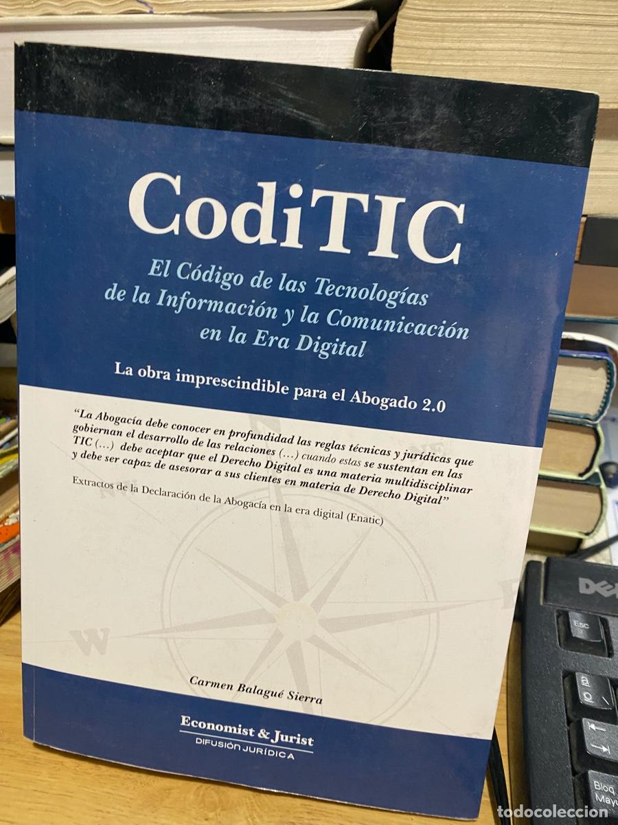 Libros de segunda mano: CODITIC, CARMEN BALAGUE SIERRA, ECONOMIST AND JURIST