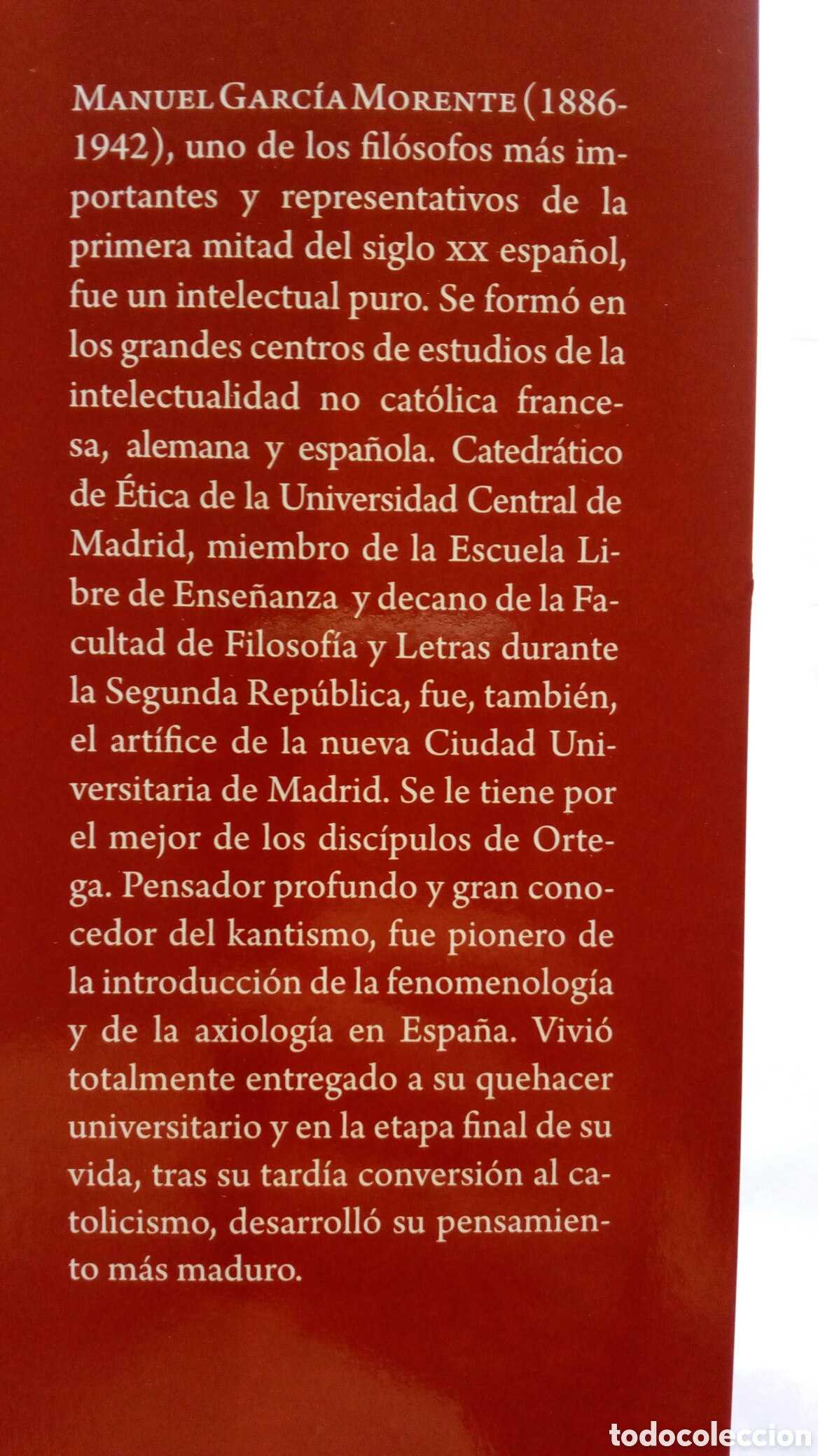 Libros de segunda mano: Idea de la Hispanidad. Manuel Garc&iacute;a Morente. - Foto 3