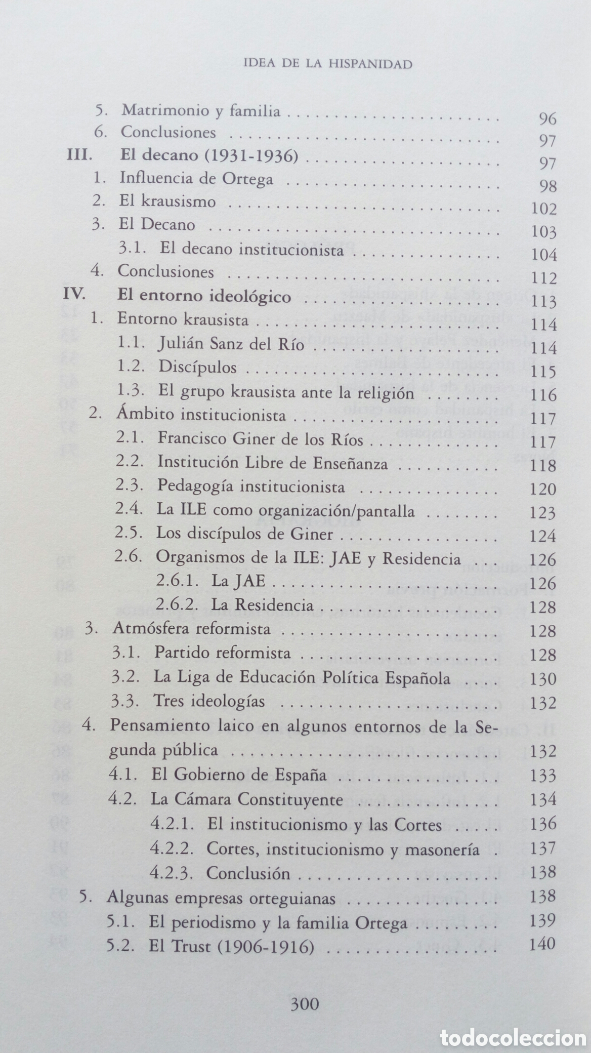 Libros de segunda mano: Idea de la Hispanidad. Manuel Garc&iacute;a Morente. - Foto 5