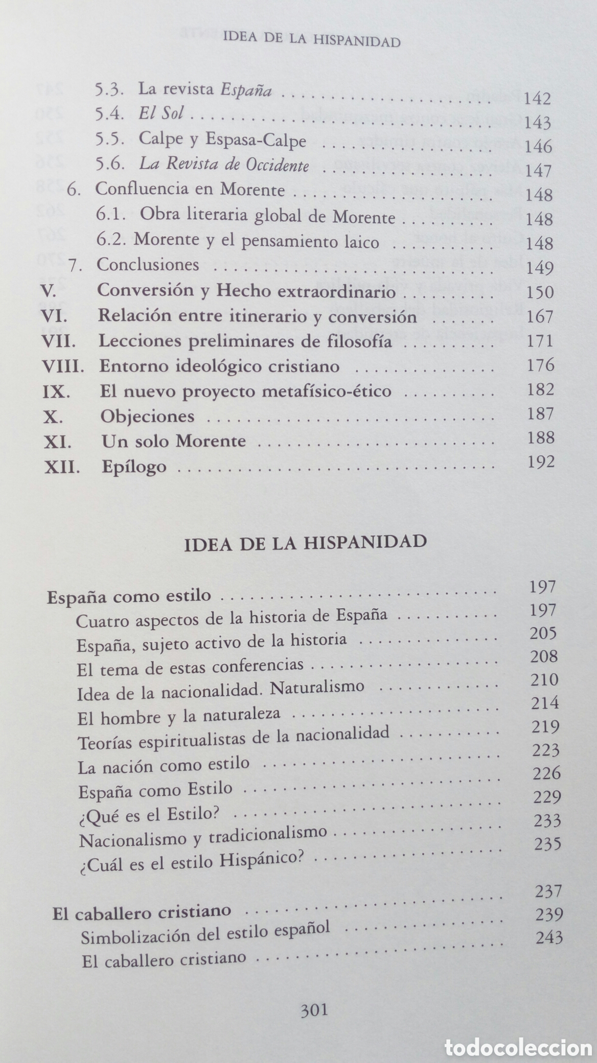 Libros de segunda mano: Idea de la Hispanidad. Manuel Garc&iacute;a Morente. - Foto 6