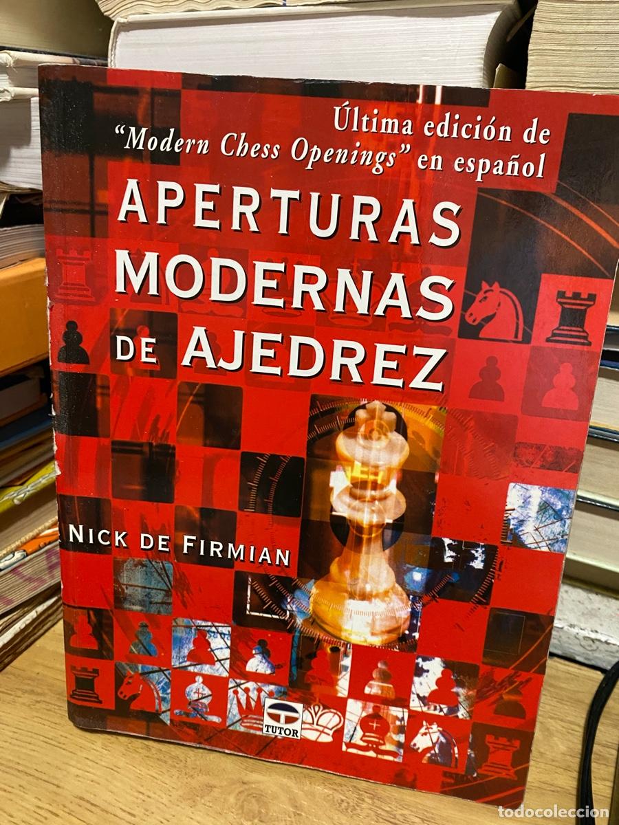 Libros de segunda mano: APERTURAS MODERNAS DE AJEDREZ, NICK DE FIRMIAN, EDT. TUTOR - Foto 1