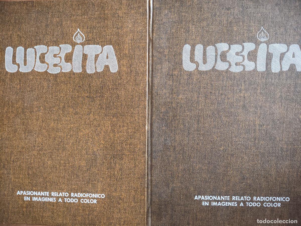 Libros de segunda mano: Lucecita. Tomos I y II - Apasionante relato radiof&oacute;nico en im&aacute;genes a todo color - 1975