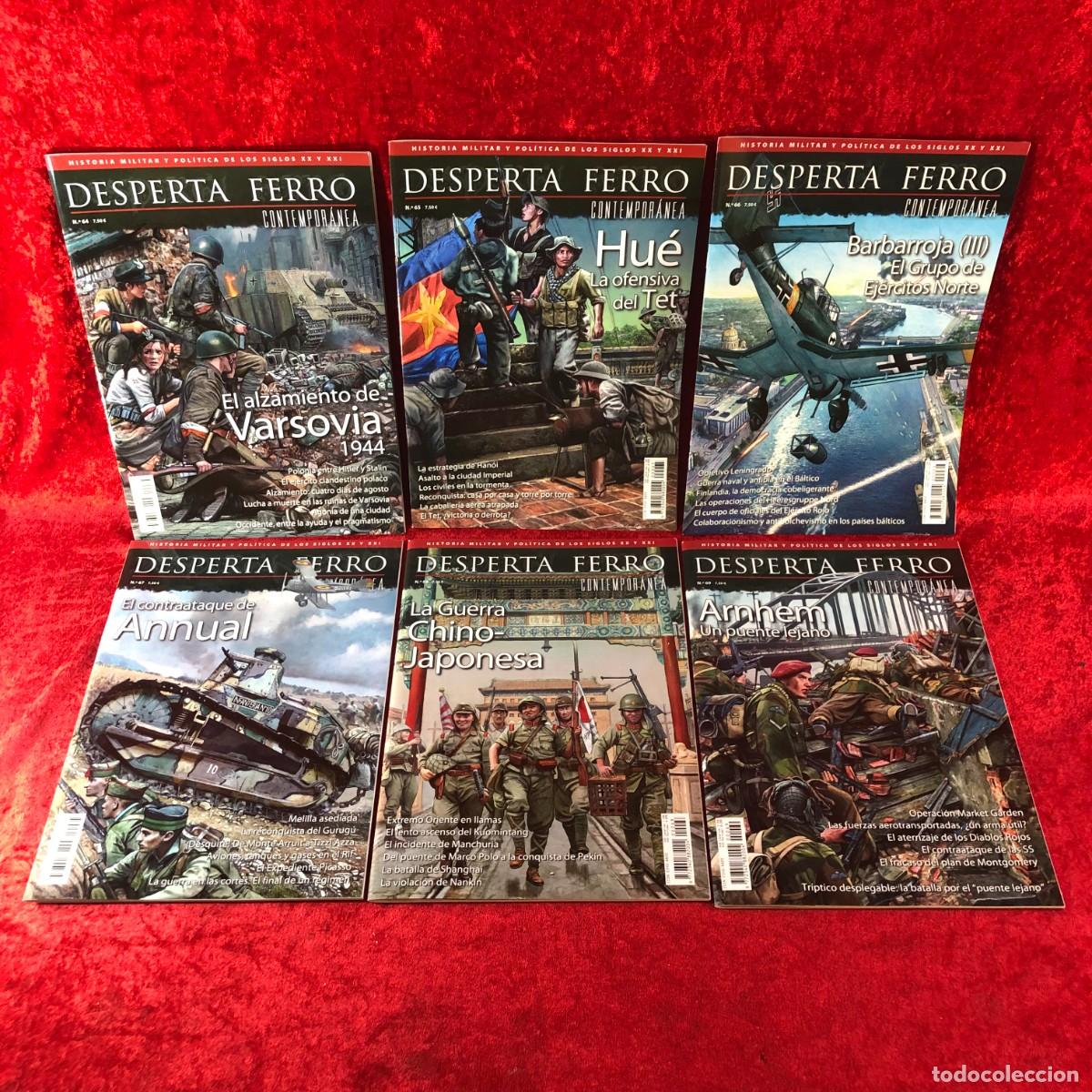 Libros de segunda mano: DESPERTA FERRO - CONTEMPOR&Aacute;NEA - HISTOIRA MILITAR Y POL&Iacute;TICA - LOTE 6 REVISTAS - N&ordm; EN FOTOS / 476