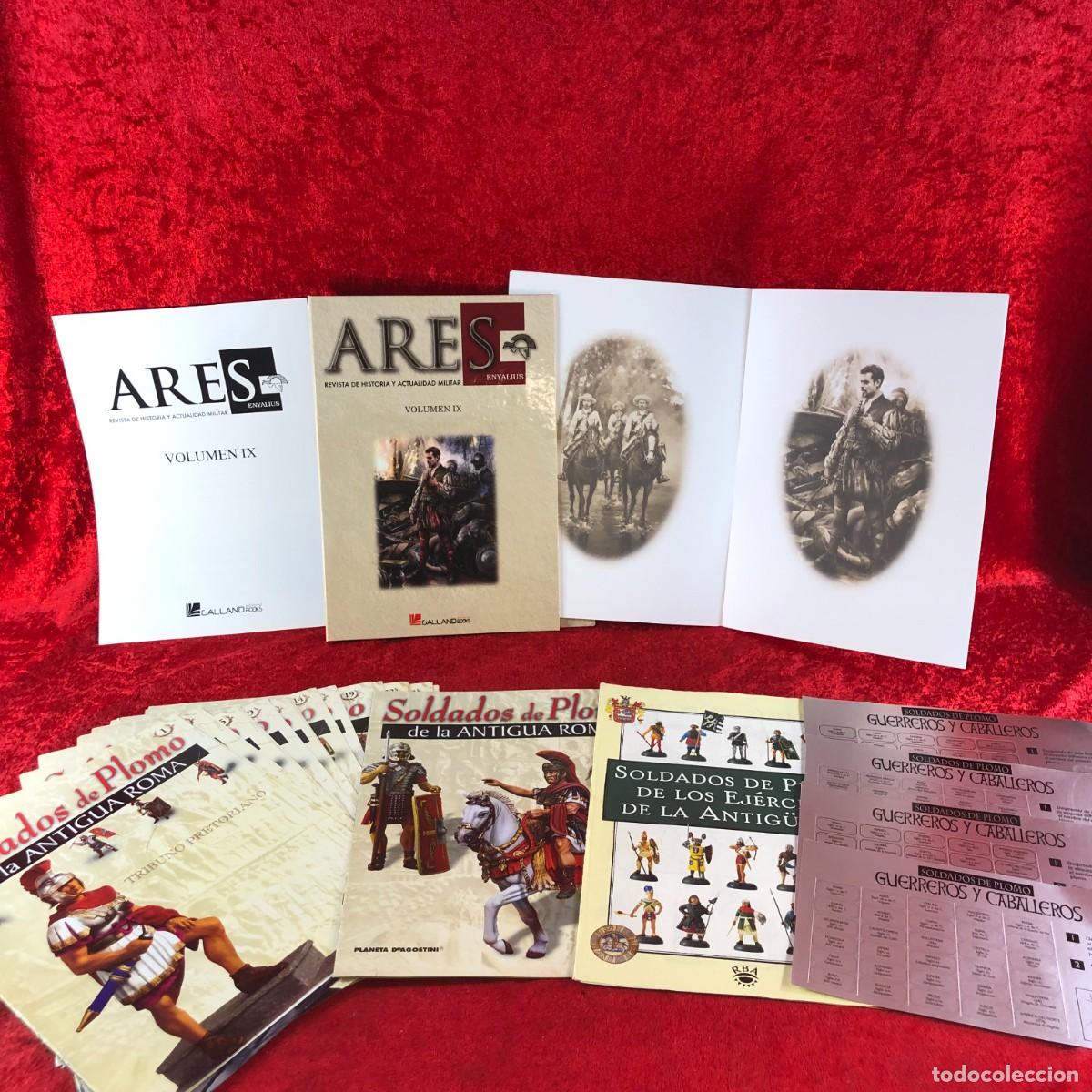 Libros de segunda mano: ARES - ENYALIUS - REVISTA DE HISTORIA Y ACTUALIDAD MILIAR - CUBIERTAS + LOTE DE FASC&Iacute;CULOS / 479
