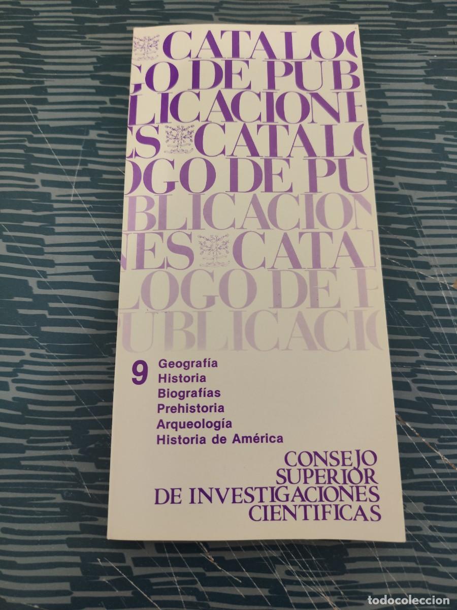 Libros de segunda mano: 9-GEOGRAFIA, HISTORIA, BIOGRAF&Iacute;AS, PREHISTORIA, ARQUEOLOG&Iacute;A, HISTORIA DE AMERICA,C.S.I.C,VER FOTOS.