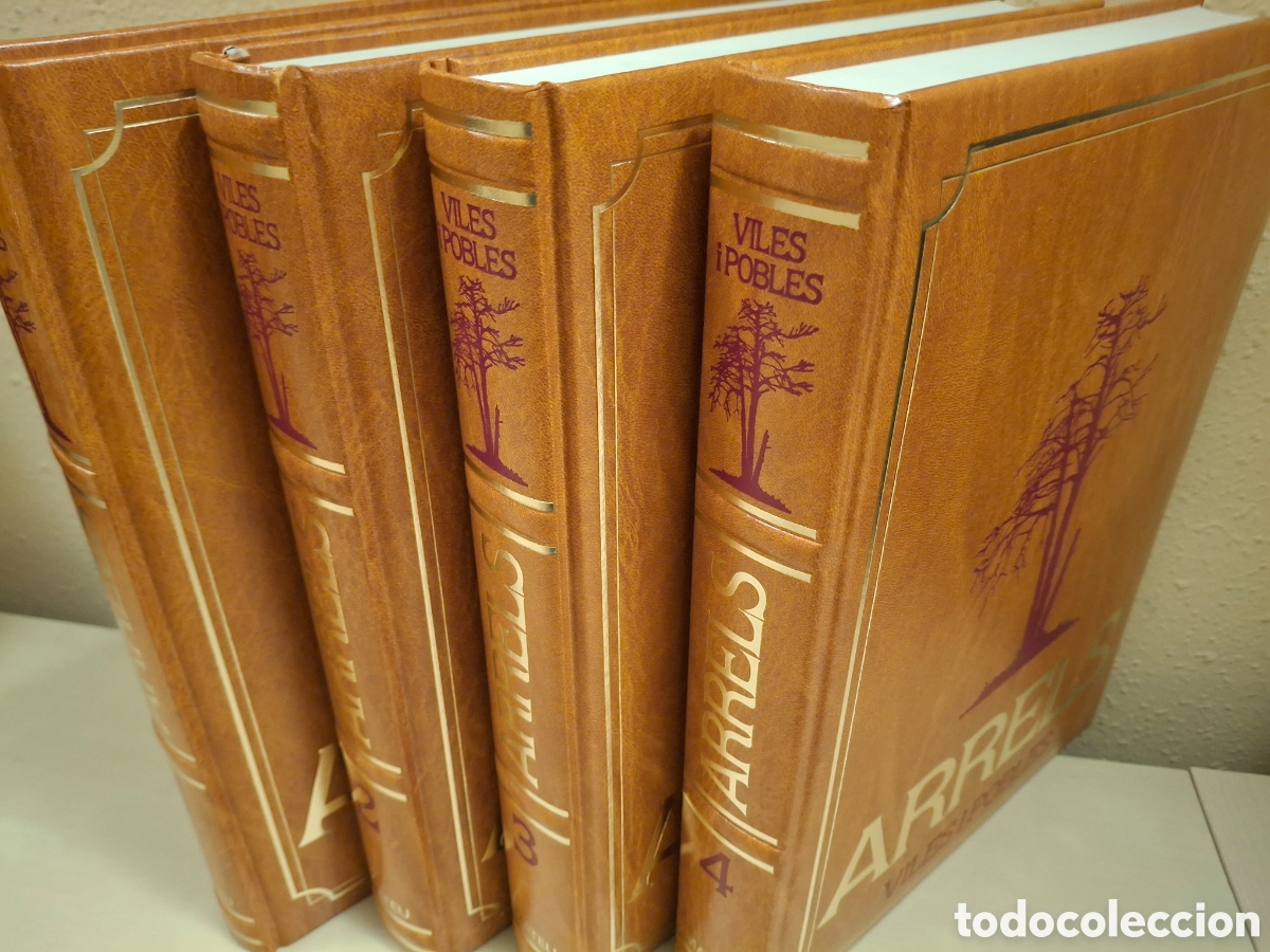 Libros de segunda mano: ARRELS, VILES I POBLES, MATEU, 4 VOL&Uacute;MENES,V.V.A.A., NUEVOS A ESTRENAR, EDITORIAL MATEU, 1993
