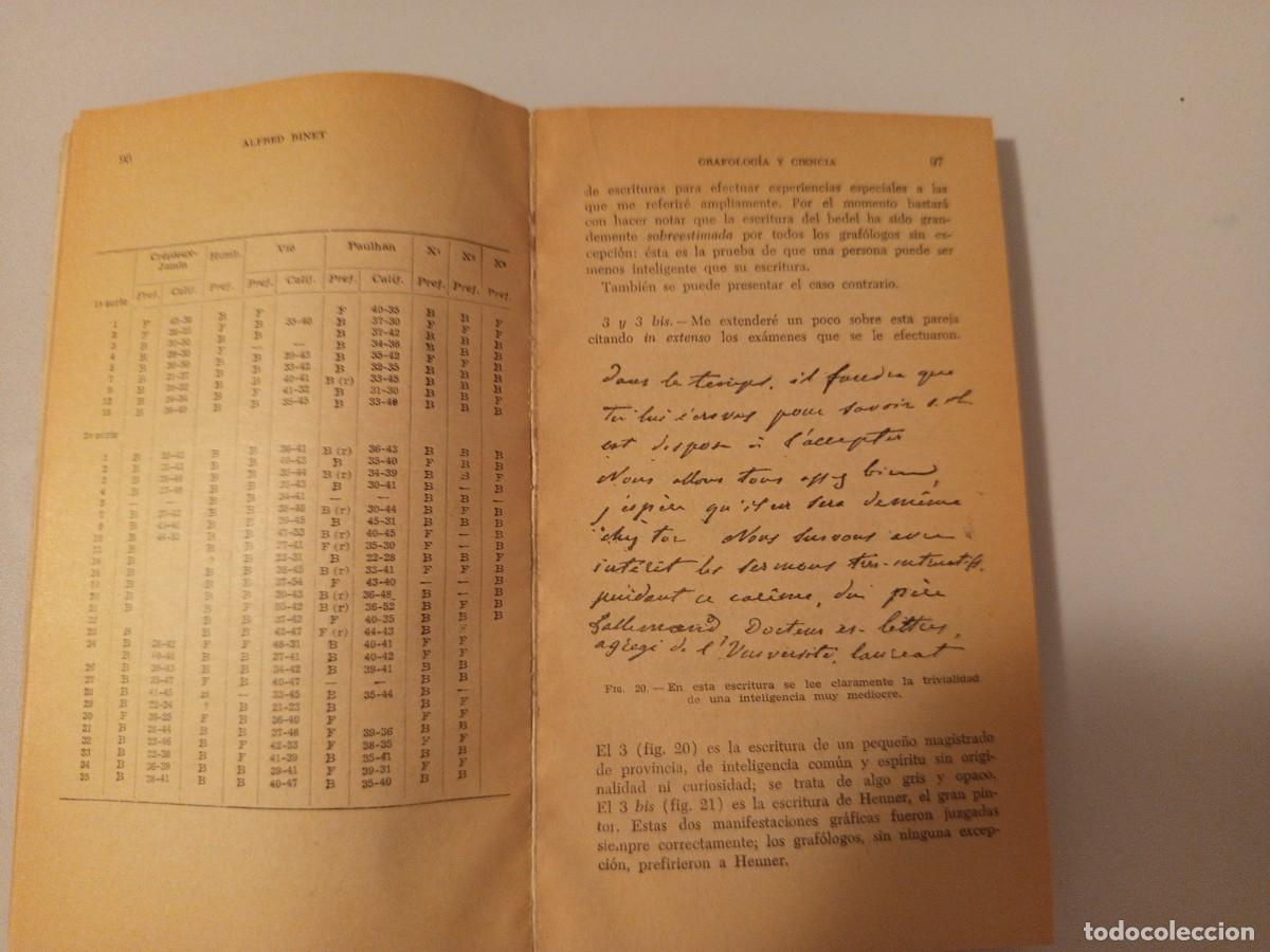 Libros de segunda mano: Grafolog&iacute;a y Ciencias. - Foto 3