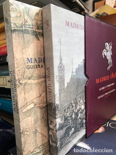 Libros de segunda mano: Madrid 1808- Dos tomos en caja- Guerra y territorio- Ciudad y protagonistas