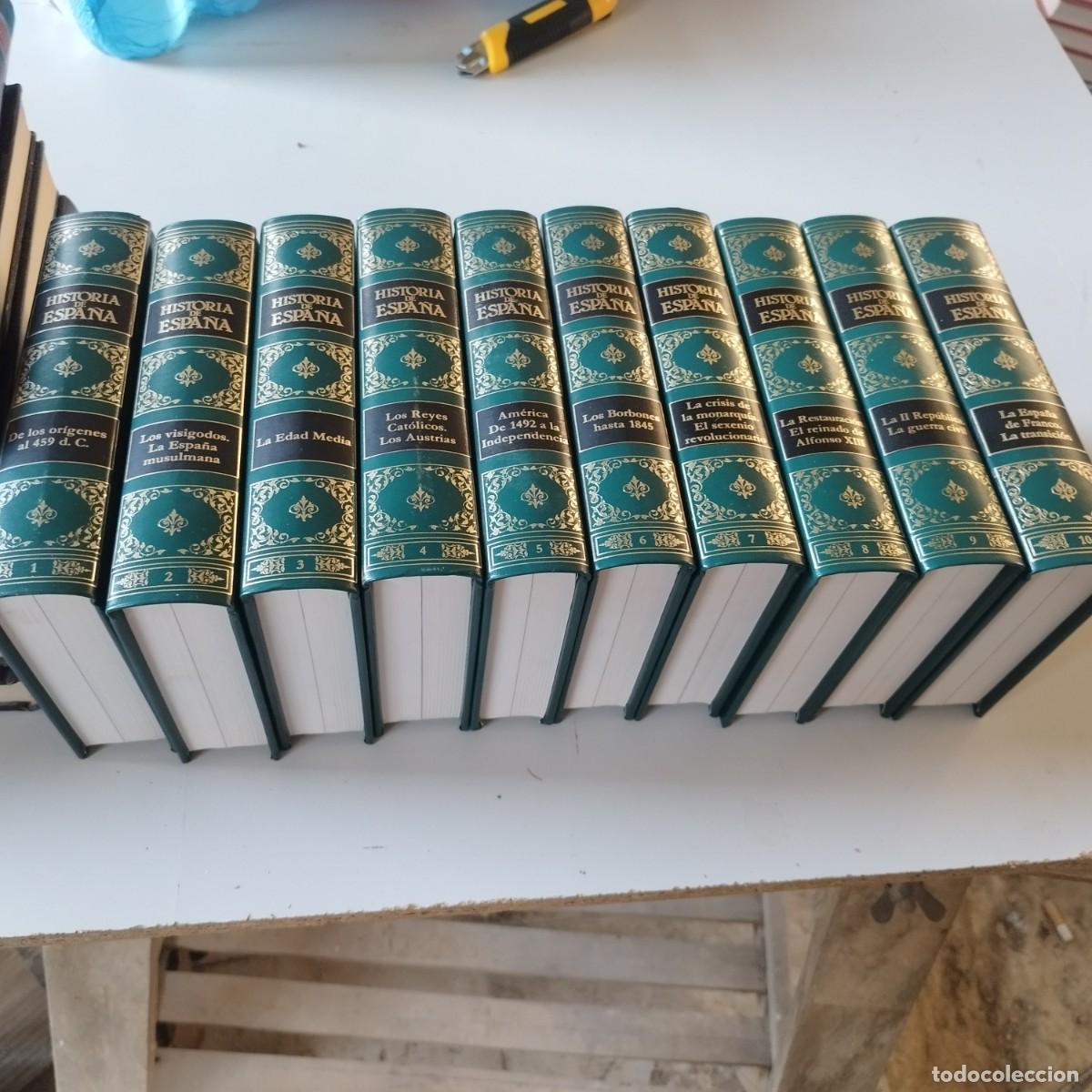 Libros de segunda mano: HISTORIA DE ESPA&Ntilde;A, 10 TOMOS - CLUB INTERNACIONAL LIBRO- COMPLETA- VER FOTOS