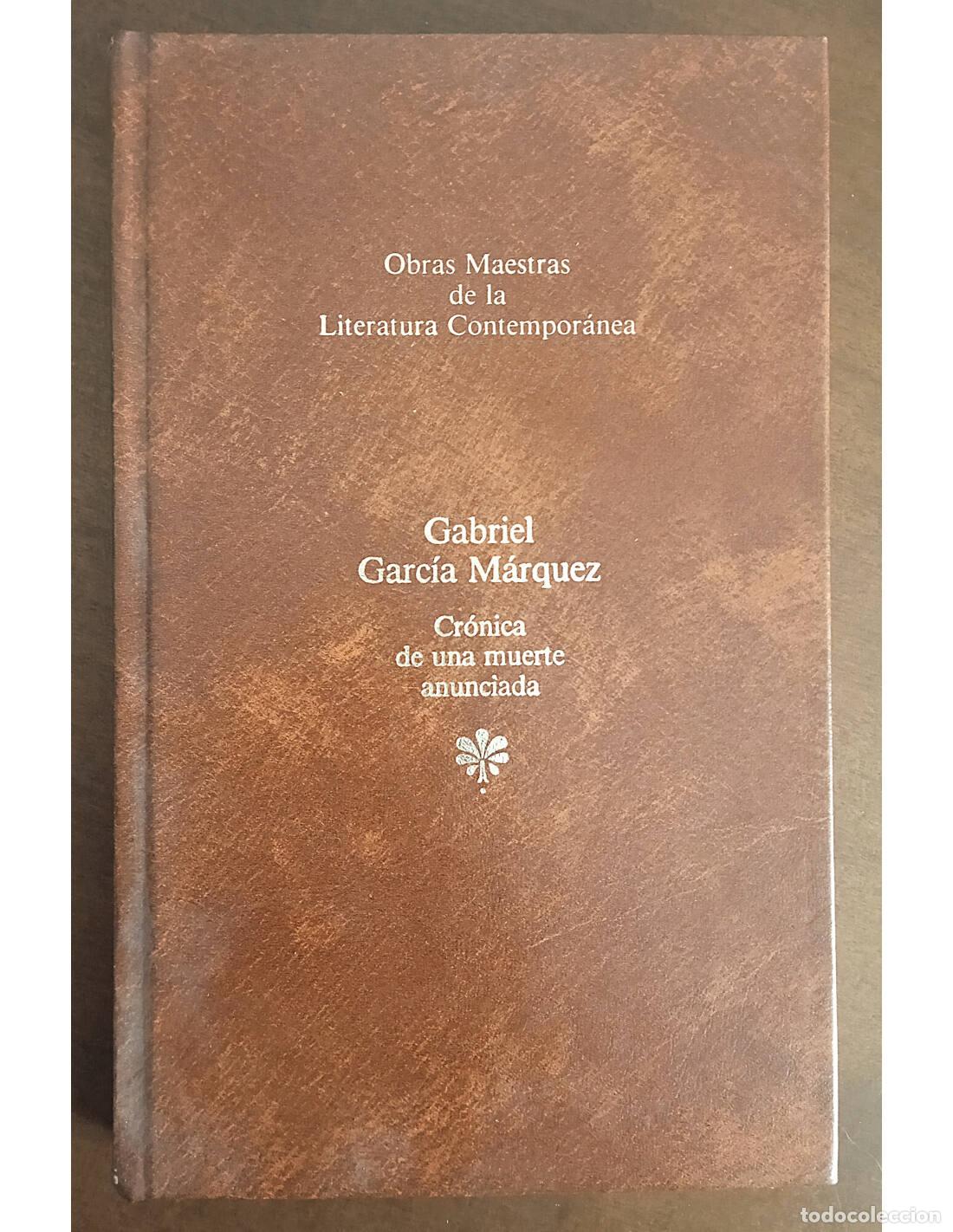 Libros de segunda mano: CR&Oacute;NICA DE UNA MUERTE ANUNCIADA. GARC&Iacute;A M&Aacute;RQUEZ, Gabriel. Editorial Seix Barral. 1983.