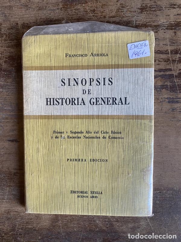 Libros de segunda mano: Sinopsis de Historia General - Arriola Francisco - Foto 1