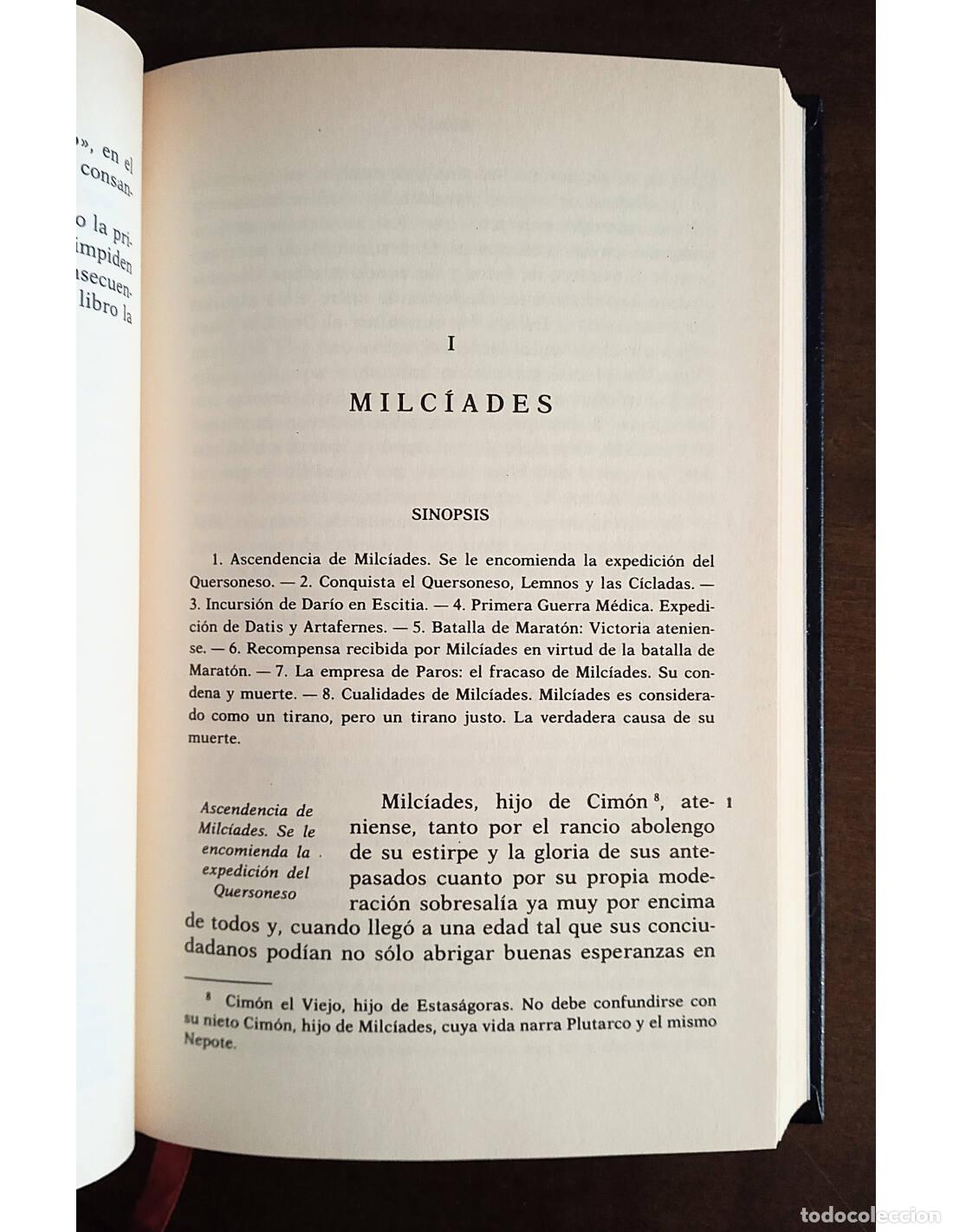 Libros de segunda mano: VIDAS. NEPOTE, Cornelio. Editorial Gredos. 2002. - Foto 3