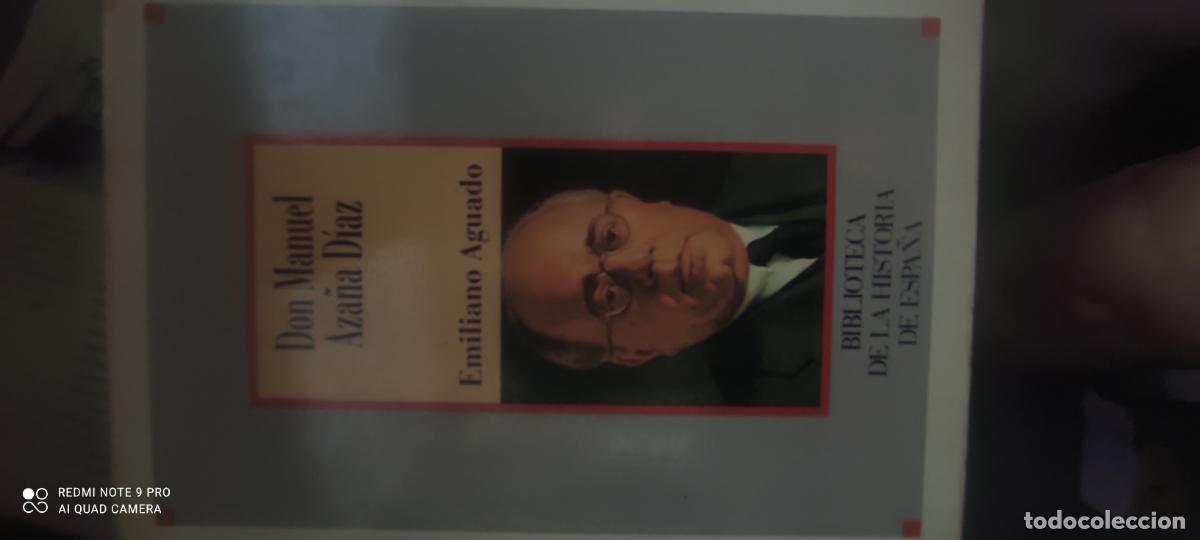 Libros de segunda mano: Don Manuel Aza&ntilde;a D&iacute;az. AGUADO, Emiliano. Biblioteca de la historia de Espa&ntilde;a. Ed. Sarpe. 1986