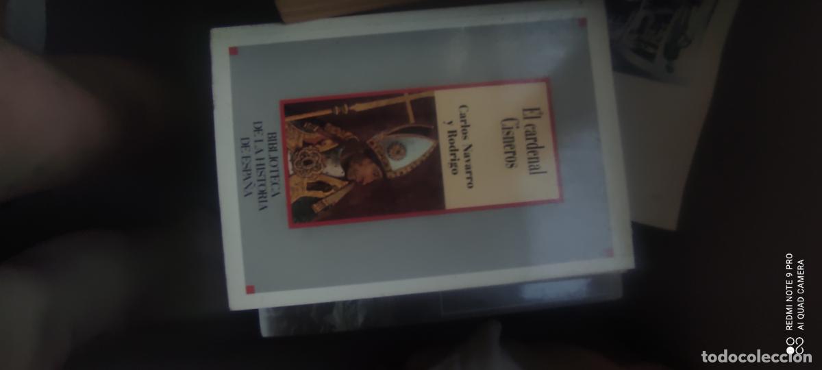 Libros de segunda mano: EL CARDENAL CISNEROS. CARLOS NAVARRO Y RODRIGO. BIBLIOTECA HISTORIA ESPA&Ntilde;A. 15