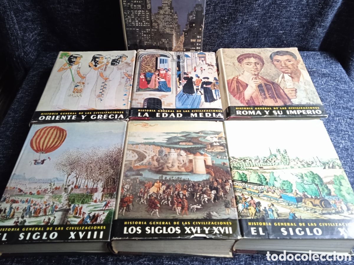 Livros em segunda m&atilde;o: HISTORIA GENERAL DE LAS CIVILIZACIONES -COMPLETO EN 7 VOLUMENES -ED. DESTINO.