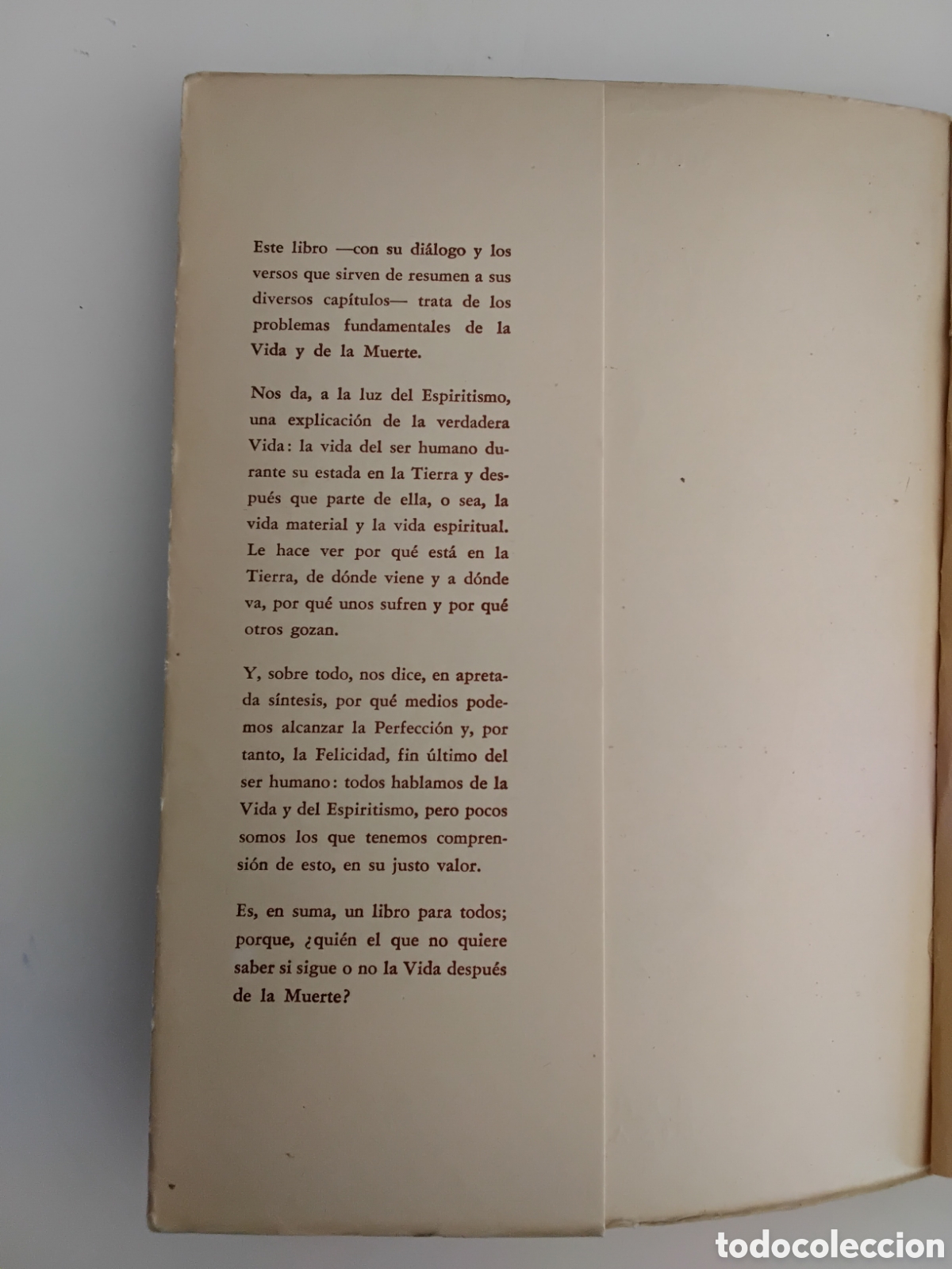 Libros de segunda mano: Mois&eacute;s Soria &ndash; La vida y el espiritismo &ndash; Mendoza &ndash; 1956 - Foto 2