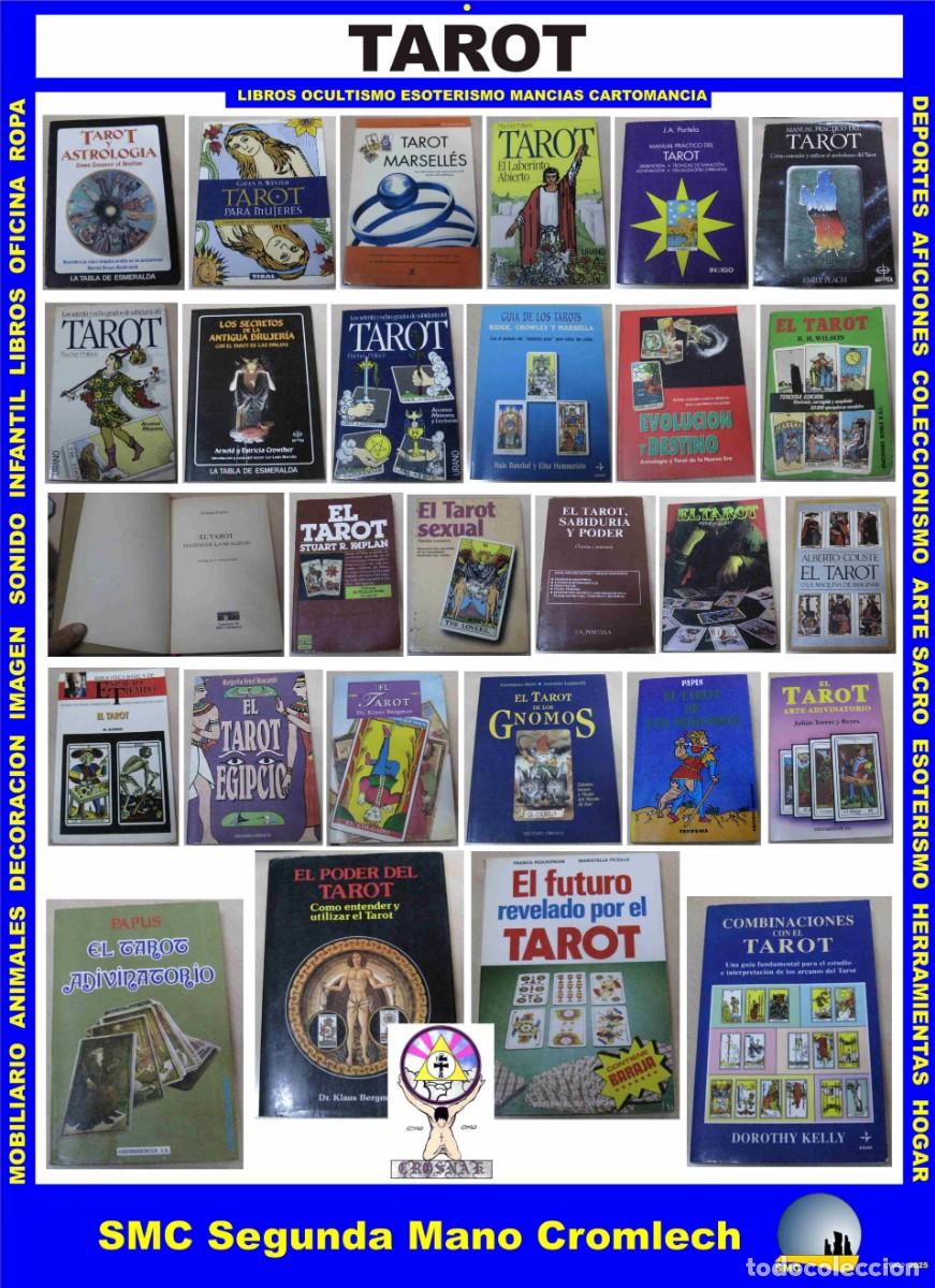 Libros de segunda mano: 28 Libros Cartomancia TAROT de la Biblioteca CROSNAK.
