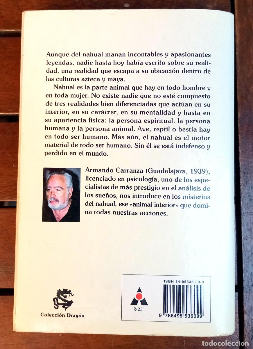 Libros de segunda mano: NAHUAL, TU ANIMAL INTERIOR. Armando Carranza - Foto 3