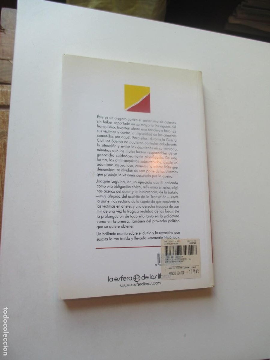 Libros de segunda mano: JOAQU&Iacute;N LEGUINA El duelo y la revancha W41105 - Foto 2