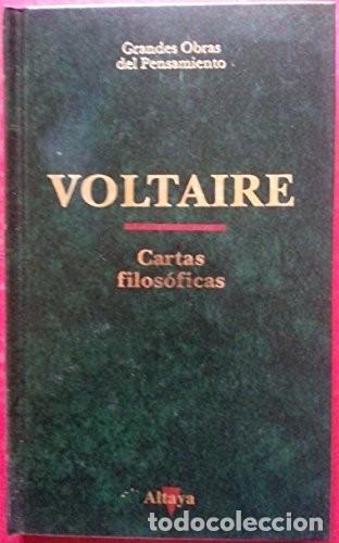 Libros de segunda mano: Cartas Filos&oacute;ficas - Voltaire - Ediciones Altaya - 1993