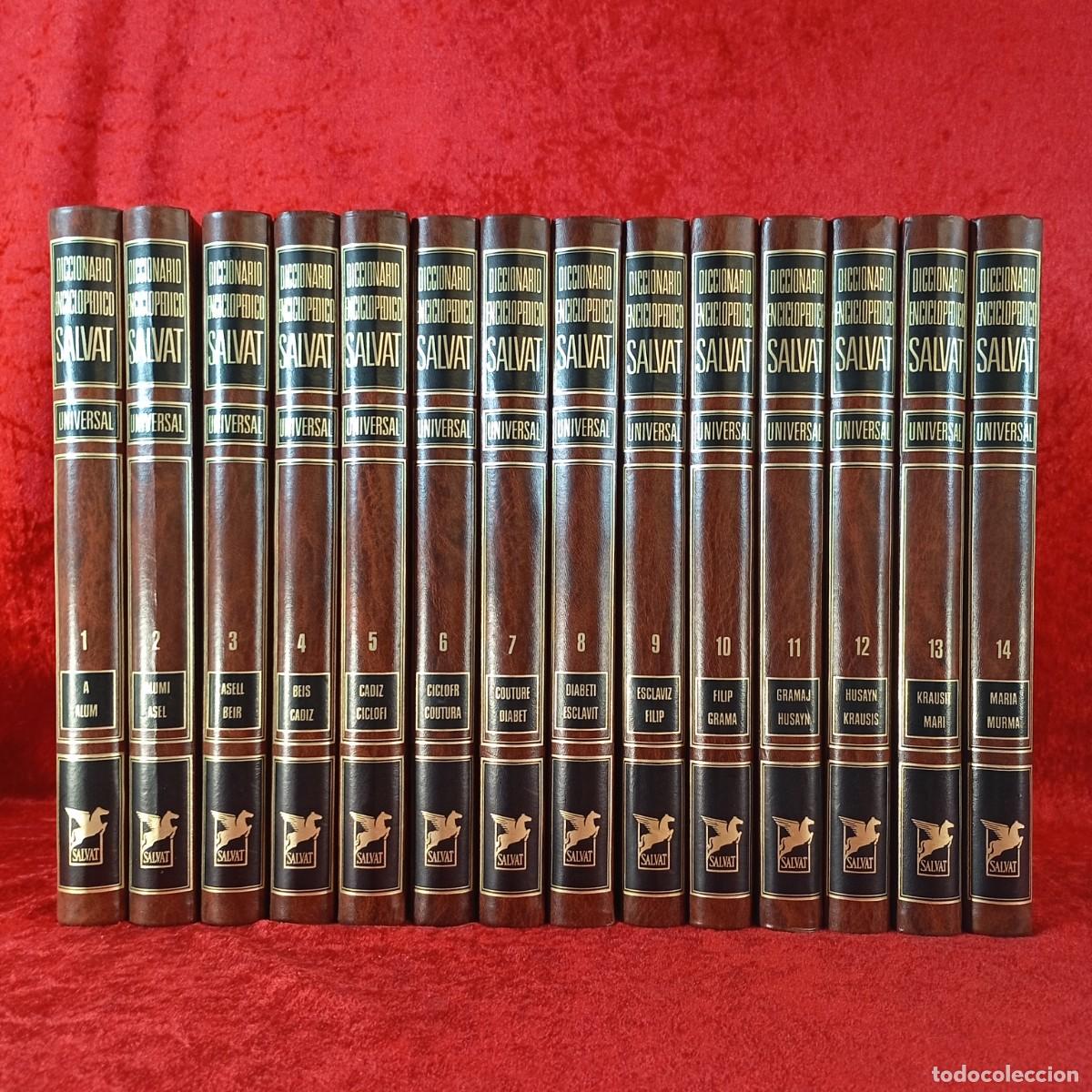 Libros de segunda mano: DICCIONARIO ENCICLOPEDICO SALVAT - UNIVERSAL - 1983 - 14 TOMOS - DEL 1 AL 14 / 709