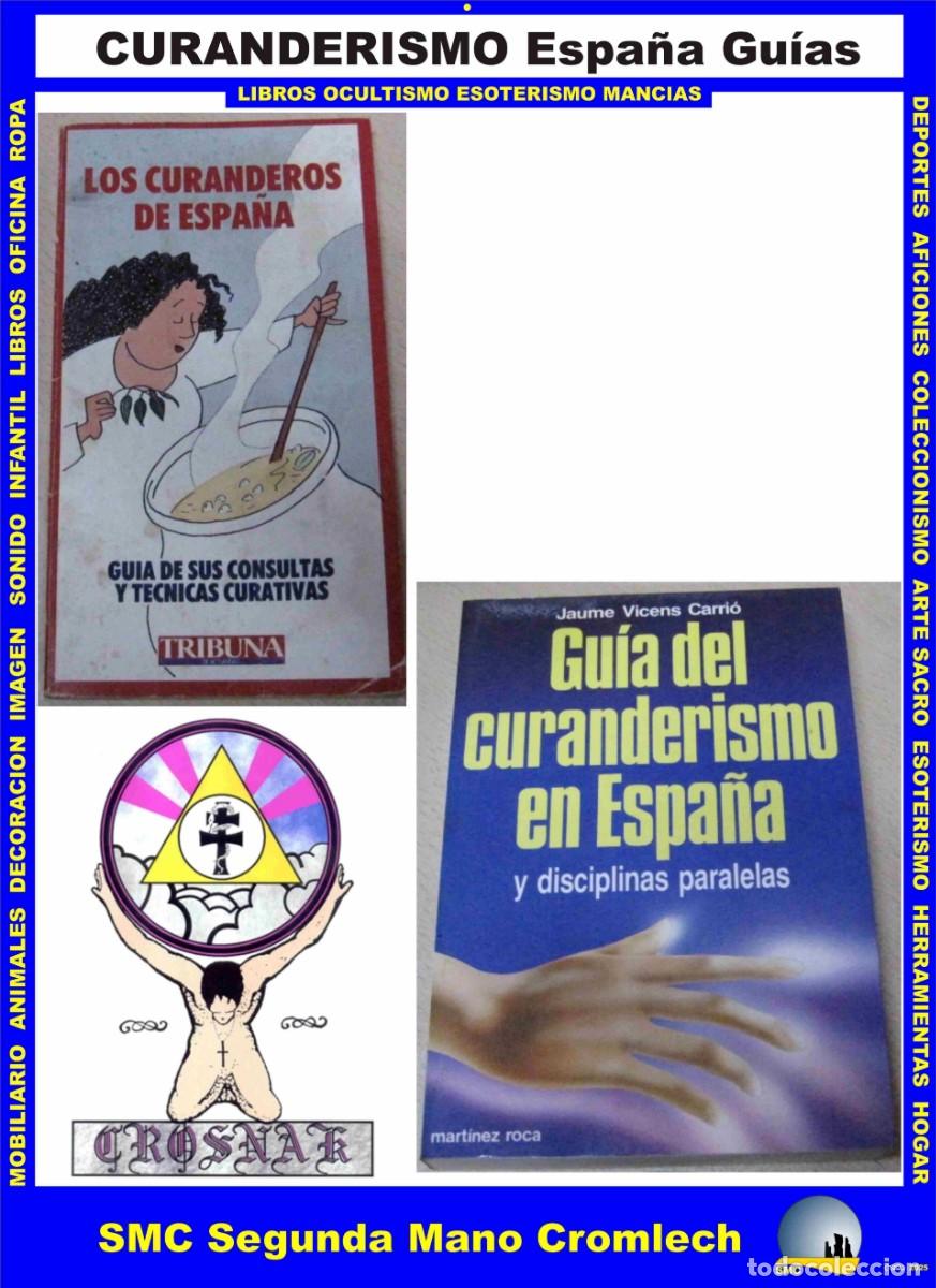 Libros de segunda mano: 2 Libros GUIAS de CURANDERISMO ESPA&Ntilde;A A&ntilde;os 1990 1995, de la Biblioteca CROSNAK