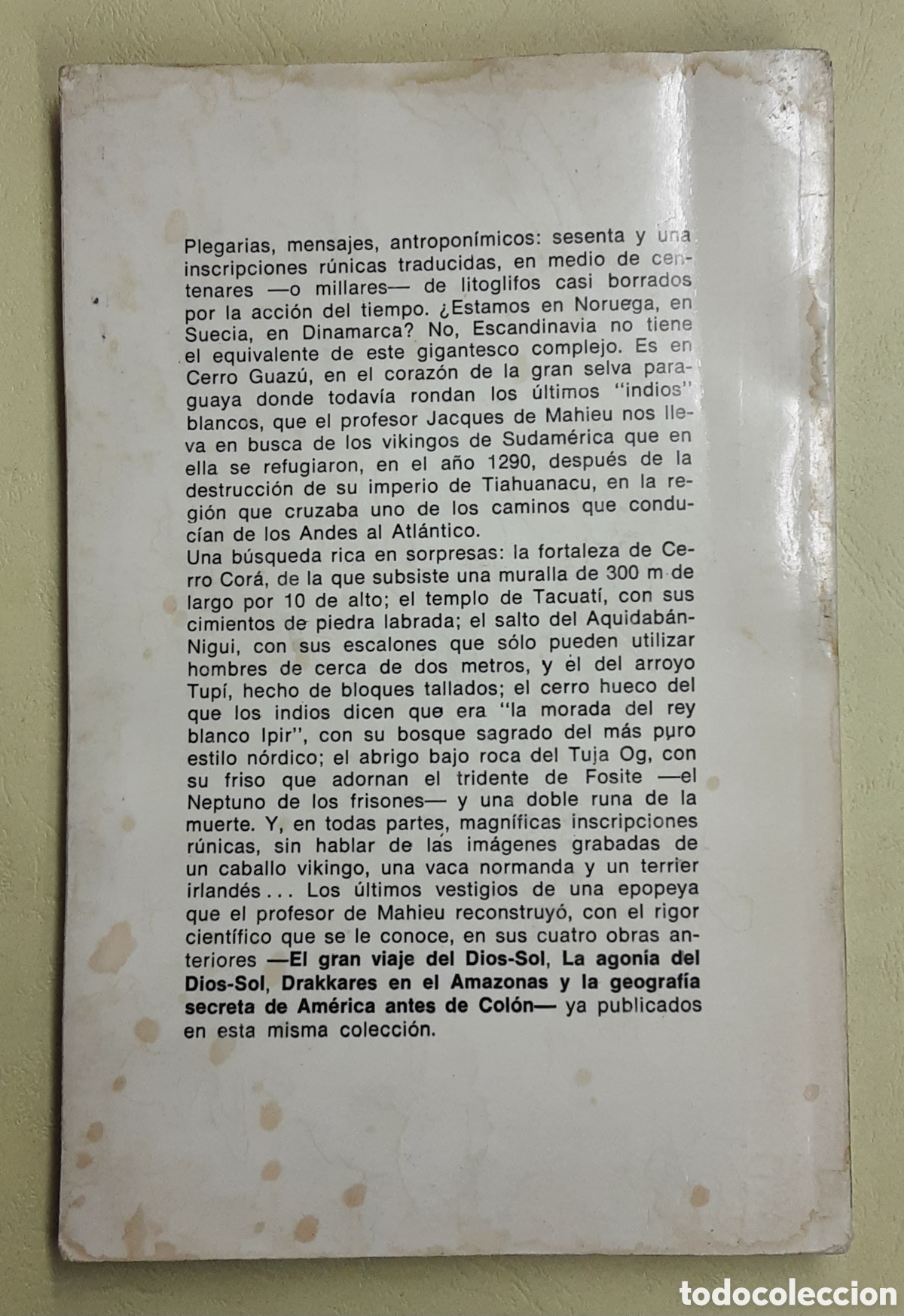 Libros de segunda mano: El rey vikingo del Paraguay (Jacques de Mahieu) - Foto 2
