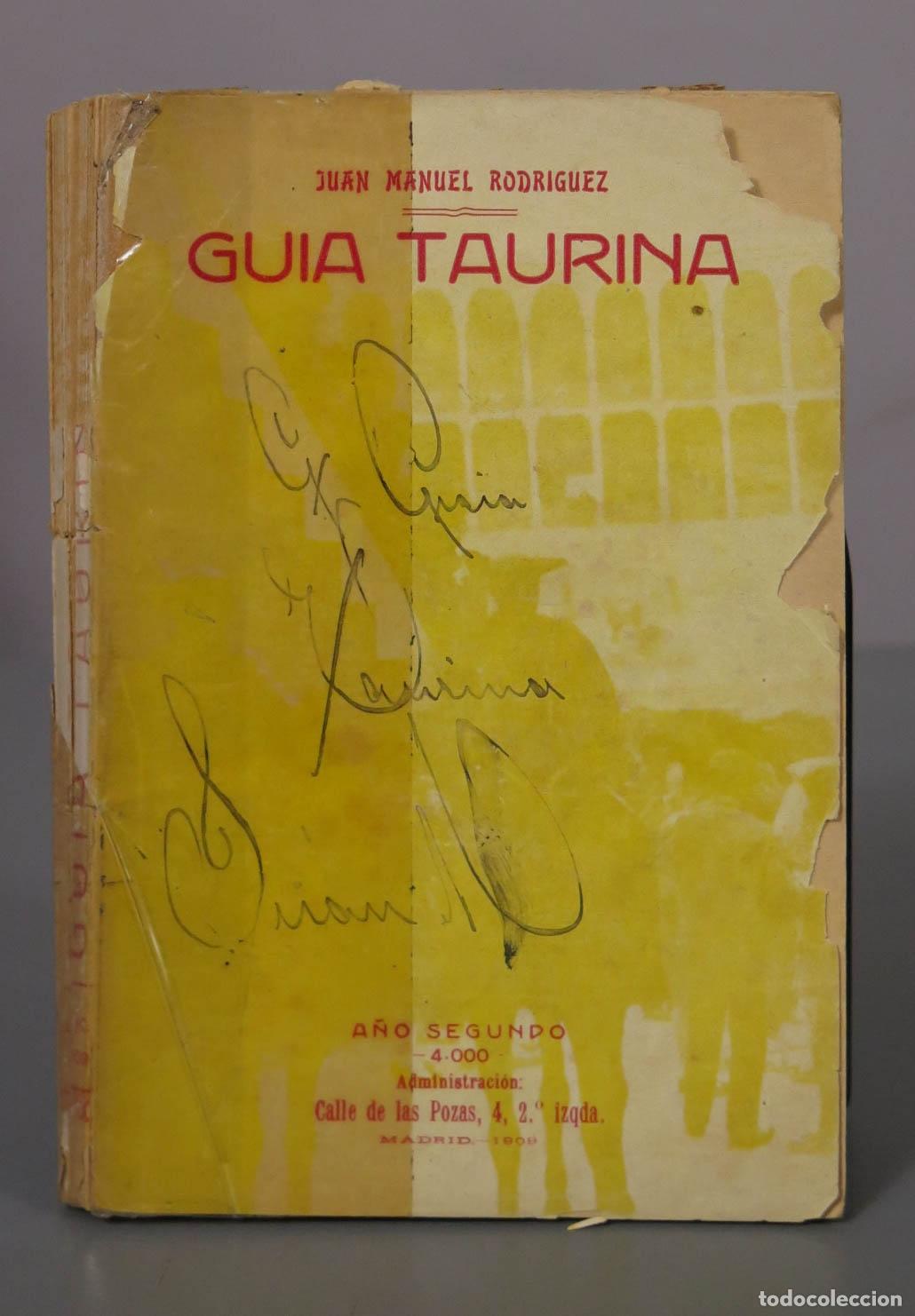 Libros de segunda mano: Guia Taurina - Juan Manuel Rodriguez