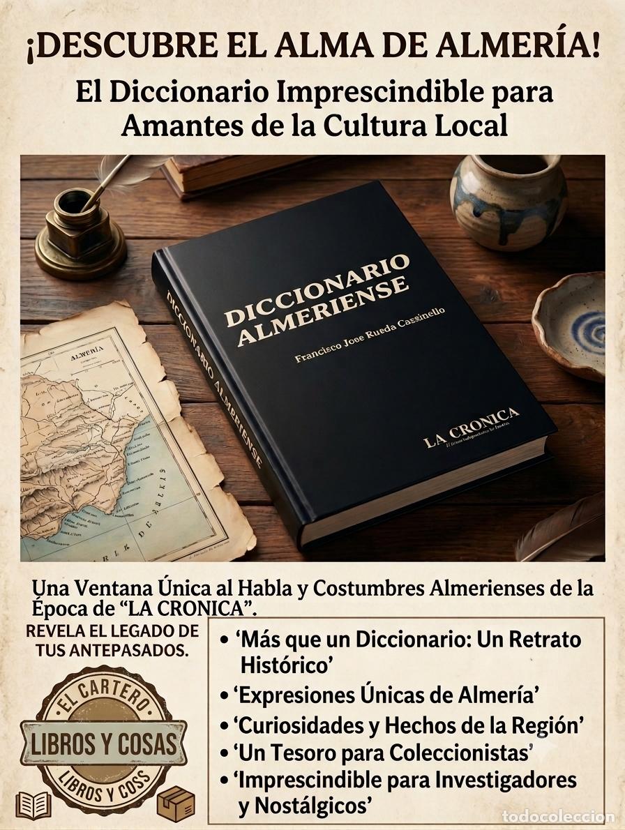 Libros de segunda mano: DICCIONARIO ALMERIENSE DE FRANCISCO J. RUEDA CASSINELLO
