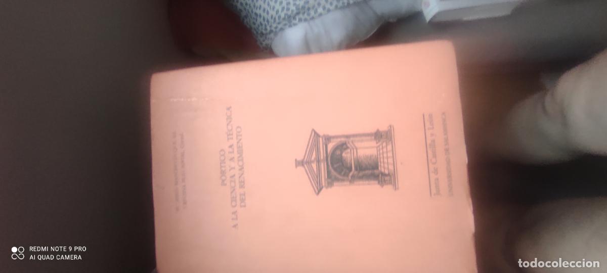 Libros de segunda mano: PORTICO A LA CIENCIA Y LA TECNICA DEL RENACIMIENTO-MARIA J. MANCHO-j. C. y LEON-2001