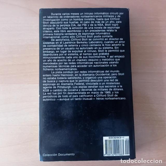 Libros de segunda mano: Libro El huevo del cuco Clifford Stoll Primera Edici&oacute;n - Foto 3