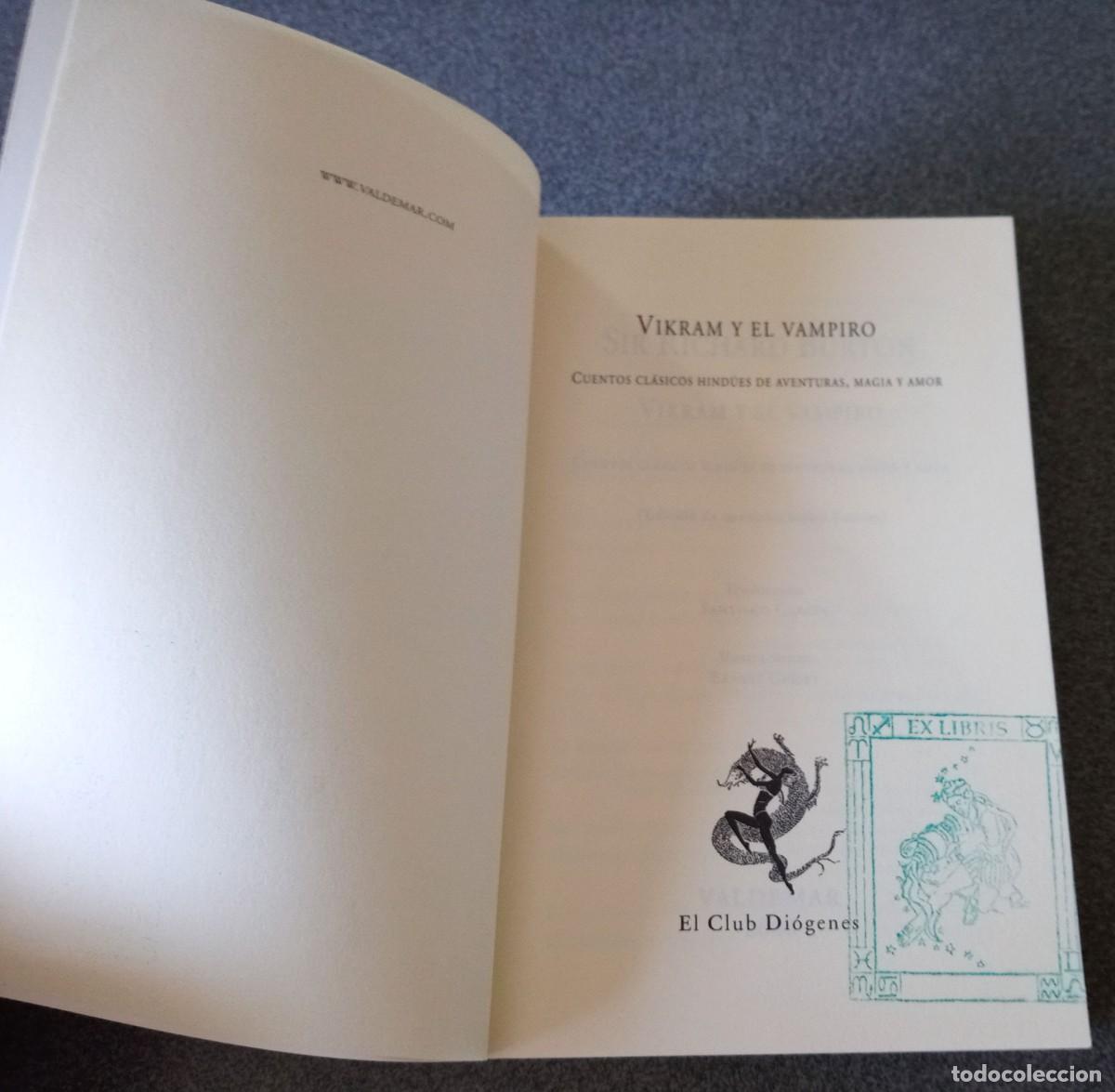 Libros de segunda mano: Vikram Y El Vampiro Sir Richard Burton - Foto 3