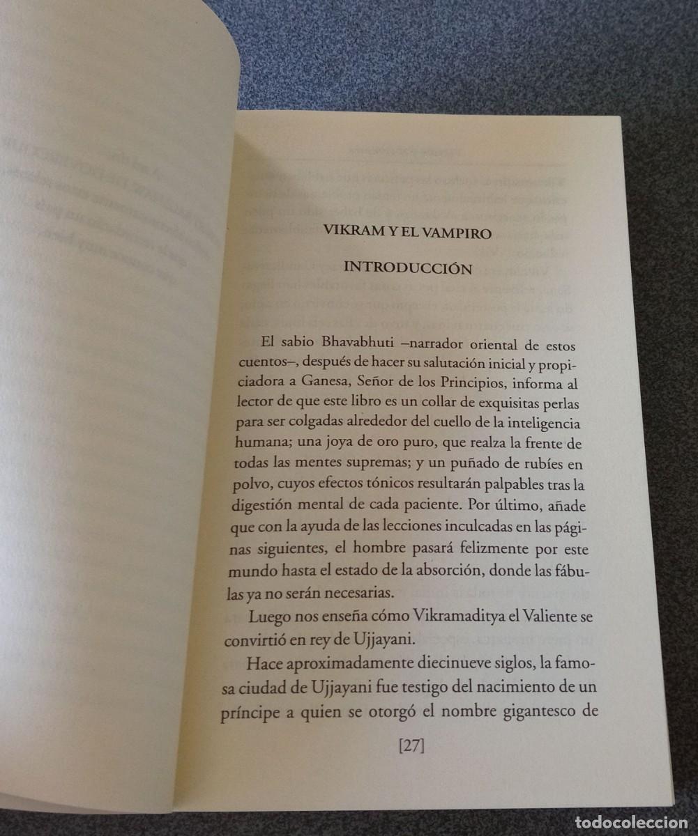 Libros de segunda mano: Vikram Y El Vampiro Sir Richard Burton - Foto 8