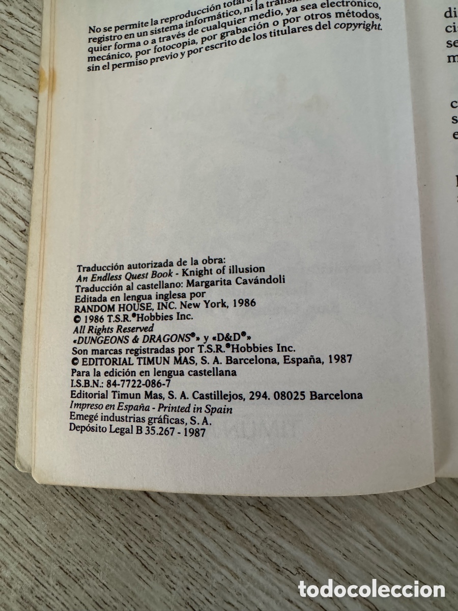 Libros de segunda mano: El Caballero de Ilusi&oacute;n (Dungeons & Dragons) - Foto 2