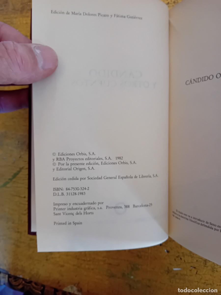 Libros de segunda mano: Voltaire C&aacute;ndido y otros cuentos - Foto 2