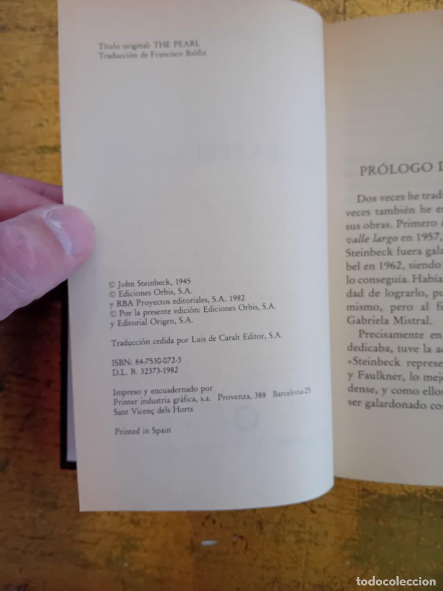 Libros de segunda mano: John Steinbeck, la perla - Foto 2