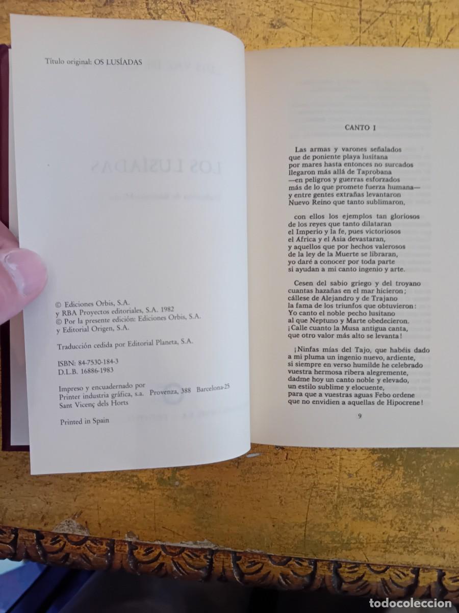 Libros de segunda mano: Luis Vaz de Camoes, los Lusiadas - Foto 2