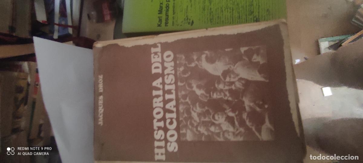 Libros de segunda mano: JACQUES DROZ. HISTORIA DEL SOCIALISMO. EDIMA 1968