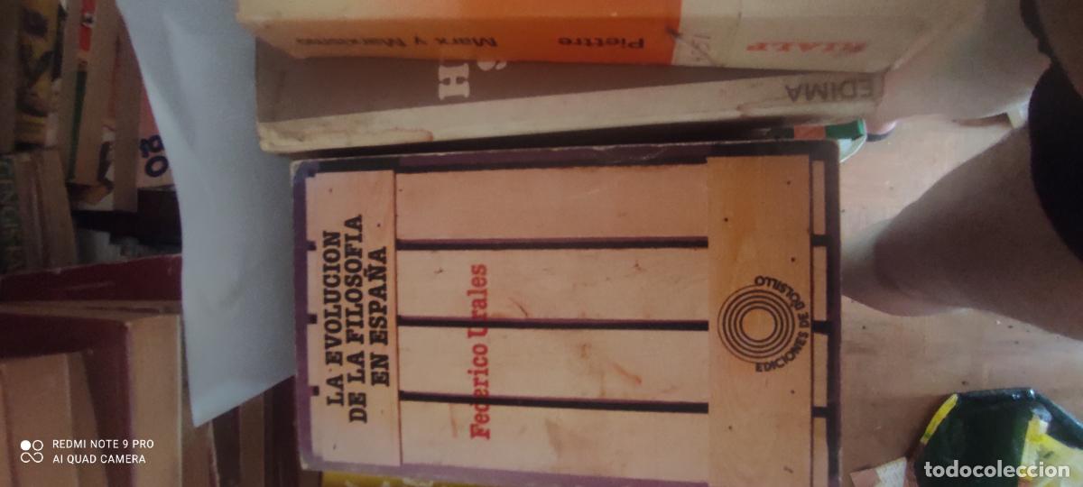 Libros de segunda mano: LA EVOLUCION DE LA FILOSOFIA EN ESPA&Ntilde;A DE FEDERICO URALES