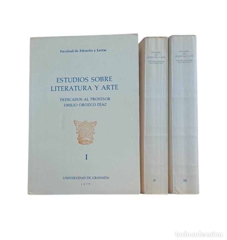 Gebrauchte B&uuml;cher: VV.AA.- ESTUDIOS SOBRE LITERATURA Y ARTE. DEDICADOS AL PROFESOR EMILIO OROZCO D&Iacute;AZ