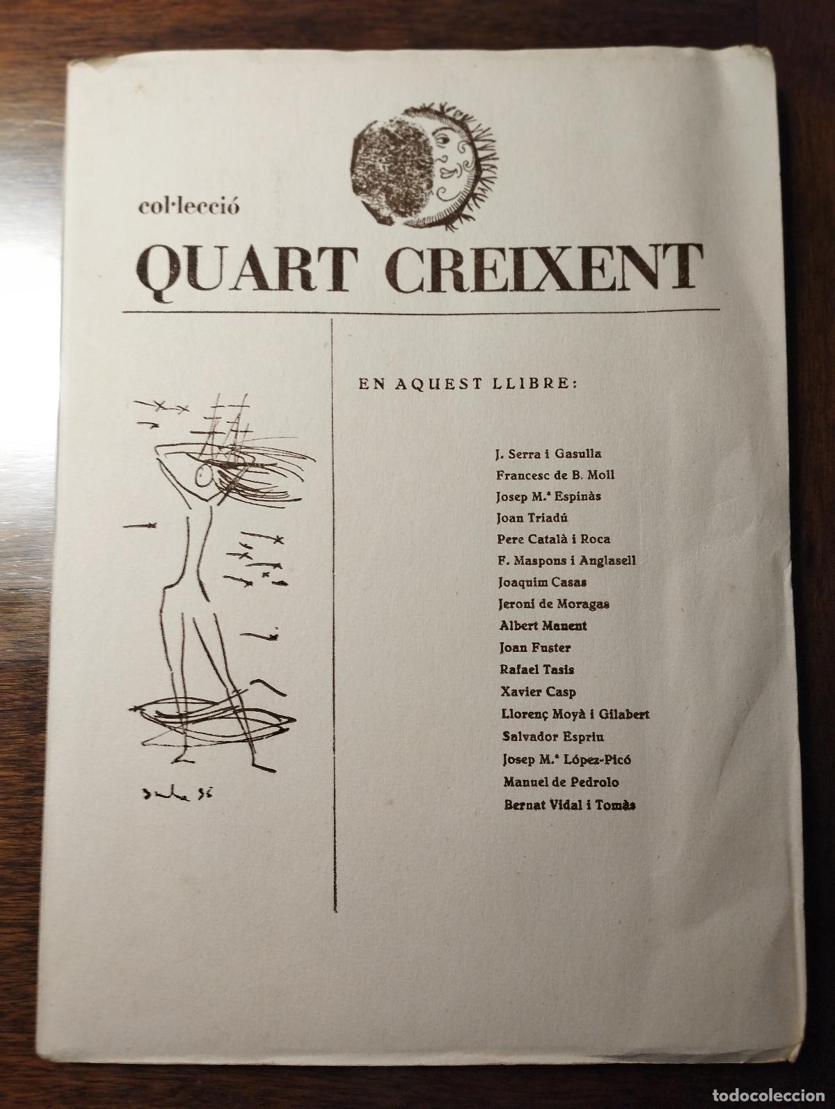 Gebrauchte B&uuml;cher: Quart Creixent n. 1 / 1957