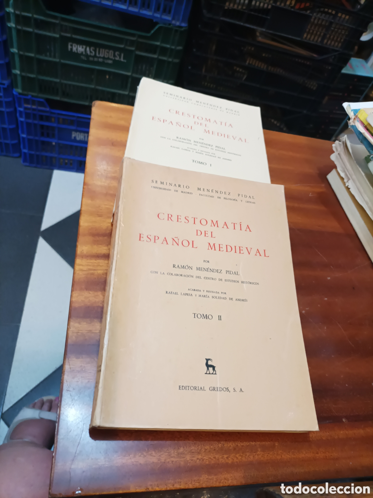 Livres d'occasion: CRESTOMATIA DEL ESPA&Ntilde;OL MEDIEVAL . TOMOS I,II.POR RAMON MENENDEZ PELAYO.1966y1982