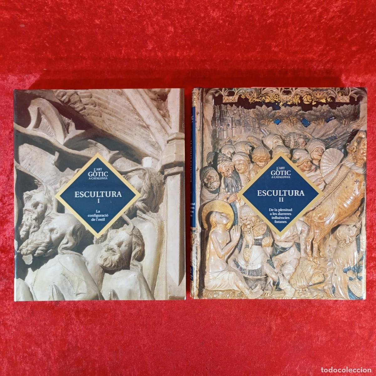 Libros de segunda mano: L'ART G&Ograve;TIC A CATALUNYA - ESCULTURA I Y II - ENCICLOP&Egrave;DIA CATALANA - 2007 - BARCELONA / 895