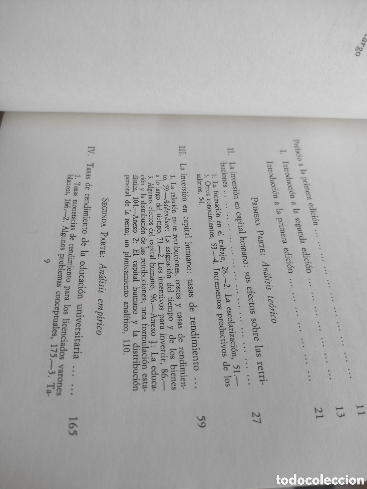 Libros de segunda mano: El capital humano - Gary S. Becker - 1983 - Alianza Editorial - Foto 4