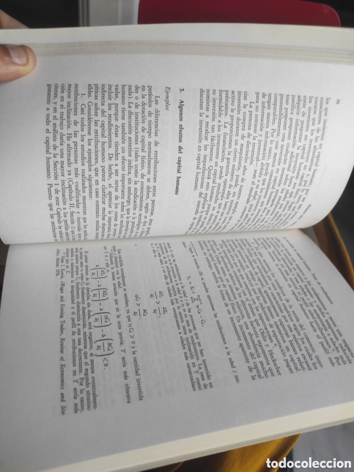 Libros de segunda mano: El capital humano - Gary S. Becker - 1983 - Alianza Editorial - Foto 7