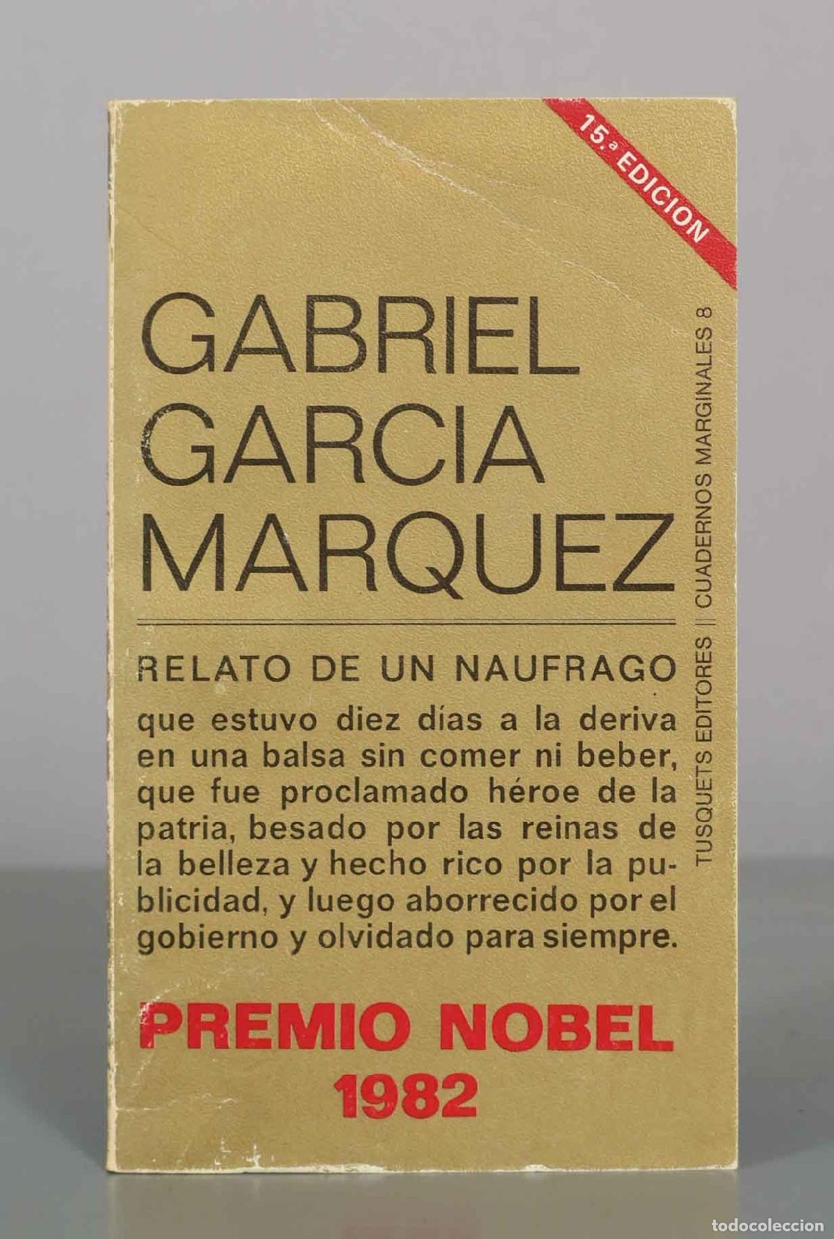 Livres d'occasion: Relato de un n&aacute;ufrago - Gabriel Garc&iacute;a M&aacute;rquez - Tusquets Editores
