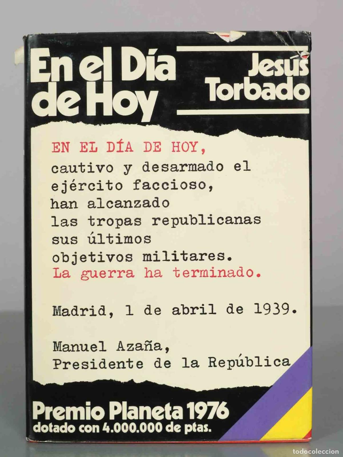 Second hand books: En el d&iacute;a de hoy - Jes&uacute;s Torbado - Editorial Planeta