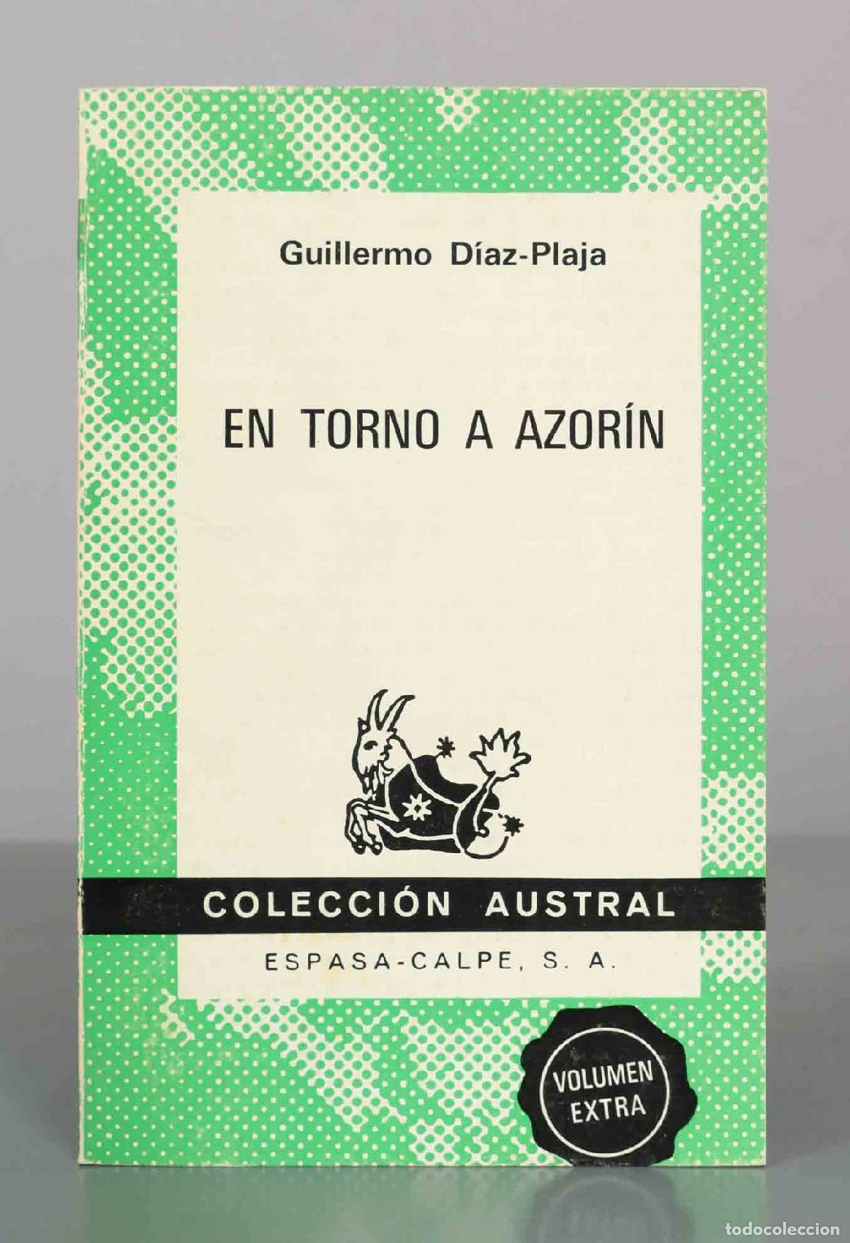 Libros de segunda mano: En torno a Azor&iacute;n - Guillermo D&iacute;az-Plaja - Espasa-Calpe