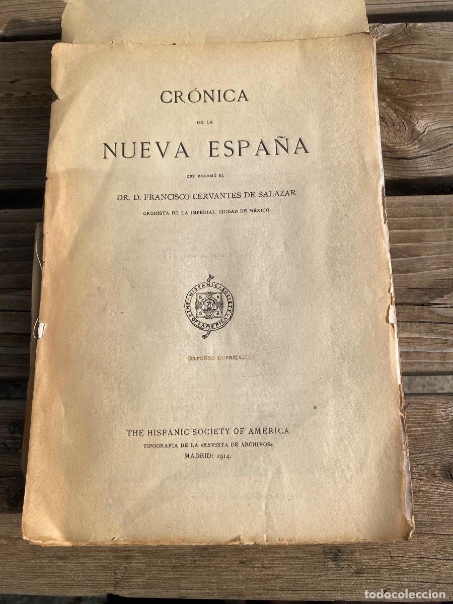 Libros de segunda mano: Cr&oacute;nica de la nueva Espa&ntilde;a Cervantes de Salazar M&eacute;xico